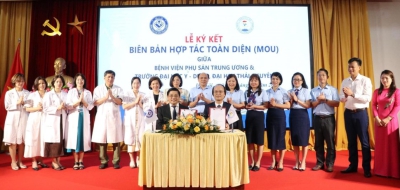 Lễ ký kết hợp tác giữa Trường Đại học Y Dược – Đại học Thái Nguyên và Bệnh viện Phụ sản Trung ương